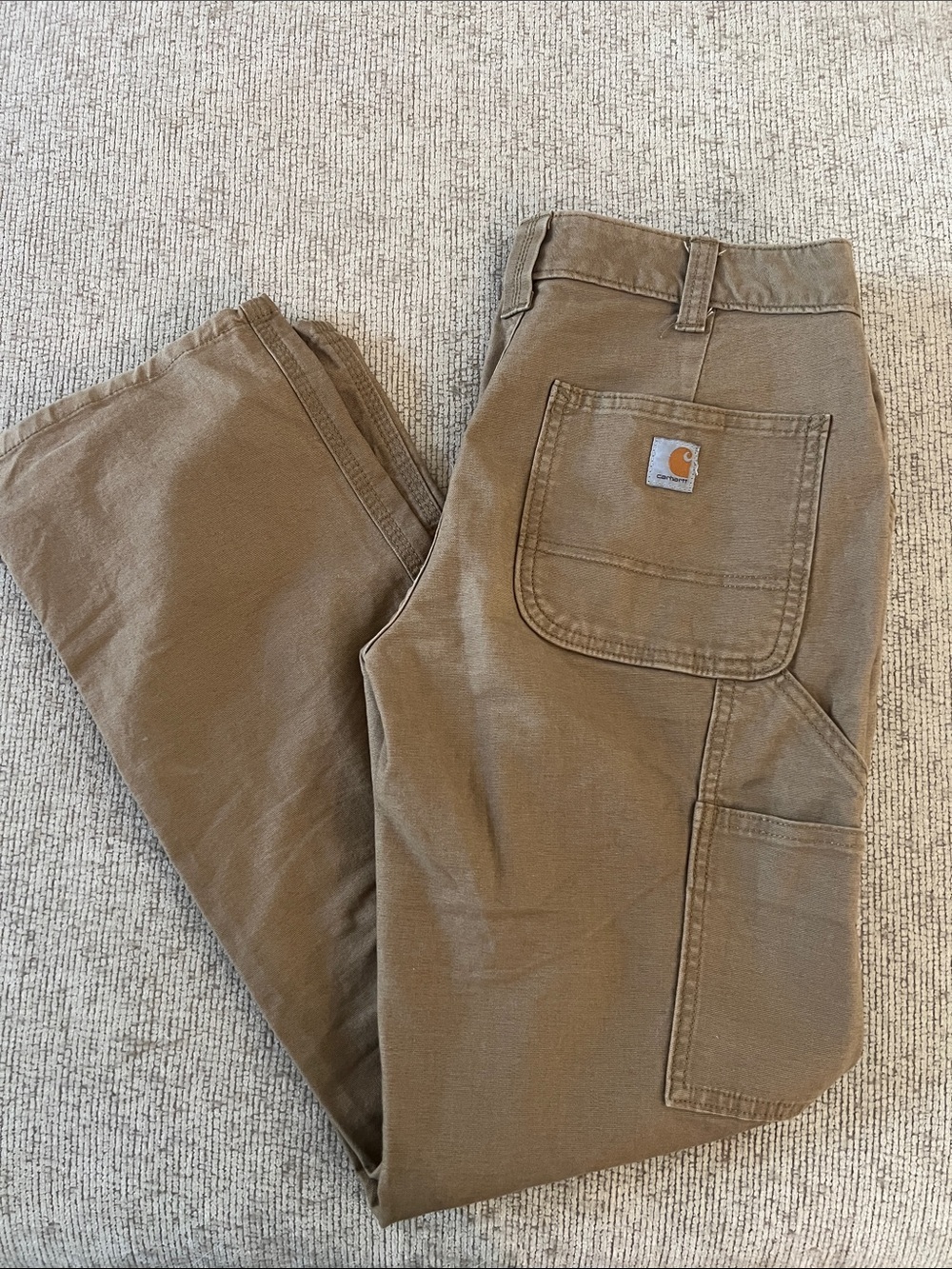 Carhartt Tan Canvas Cargo Pants